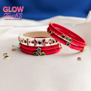 লাক্সারি ফিনিশের কুন্দন চুড়ি