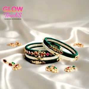 লাক্সারি কুন্দন সেট হ্যান্ডমেড চুড়ি